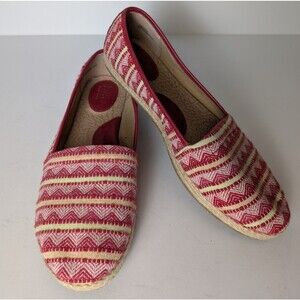 Born Concept Shoes Franki Geometric Red Espadrille Size 11 M Flat Loafers